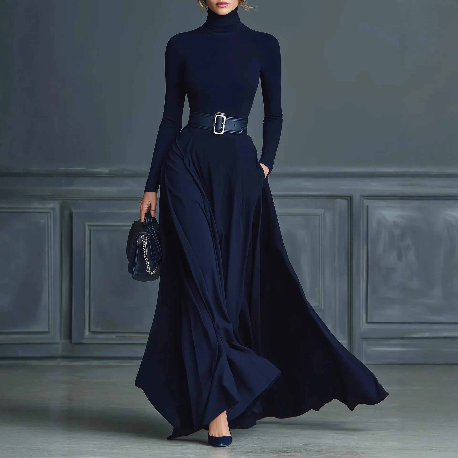Belt – Classic Solid Design – Polyester Fiber | KIMLUD