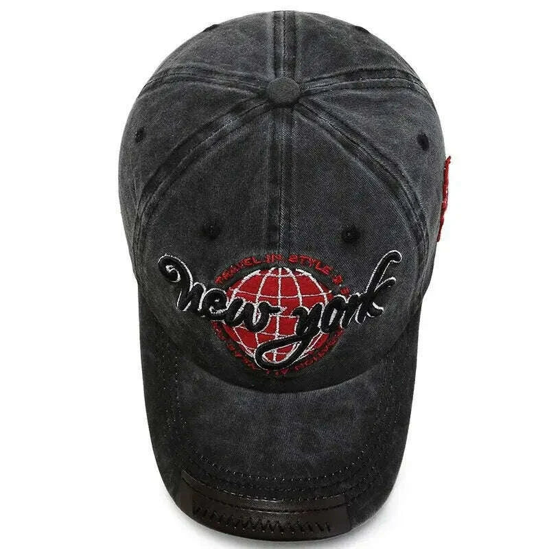 new-distressed-cotton-washed-baseball-cap-korean-outdoor-sunscreen-hat-casual-and-versatile-street-spring-and-autumn-sunhat-kimlud-kimlud-33921738