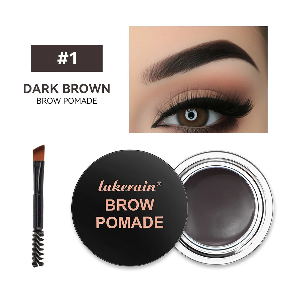 Gel Cream Eyebrow Cream Long-Lasting Waterproof — Medium Brown | KIMLUD