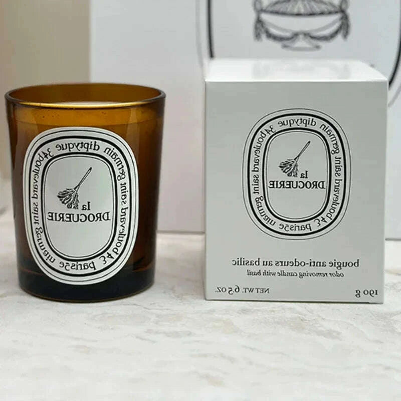 KIMLUD, Romantic Limited Diptyques Candles Sakura Scented Fragrance Candle Light Gift High Quality Aromatherapy Perfume Aroma Home Decor, KIMLUD Womens Clothes