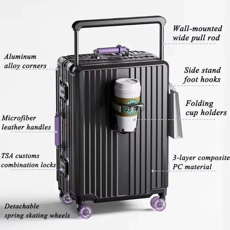 wide-handlebar-travel-balance-trolley-suitcase-with-colorful-silent-wheels-tsa-lock-rolling-luggage-large-capacity-pc-materialkimlud-womens-fashion-34613639