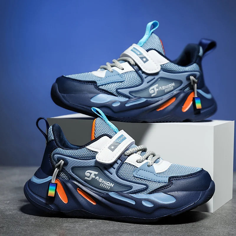 Children Boys Mesh Sports Running Shoes Breathable Non-slip For Girls Casual Running Walking Kid's Sneakers