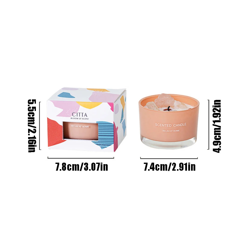 KIMLUD, Scented Wax Candle Smokeless Aromatic Soybean Candles Aromatherapy Wedding Birthday Party Gift 2024 Christmas Home Decoration, KIMLUD Womens Clothes