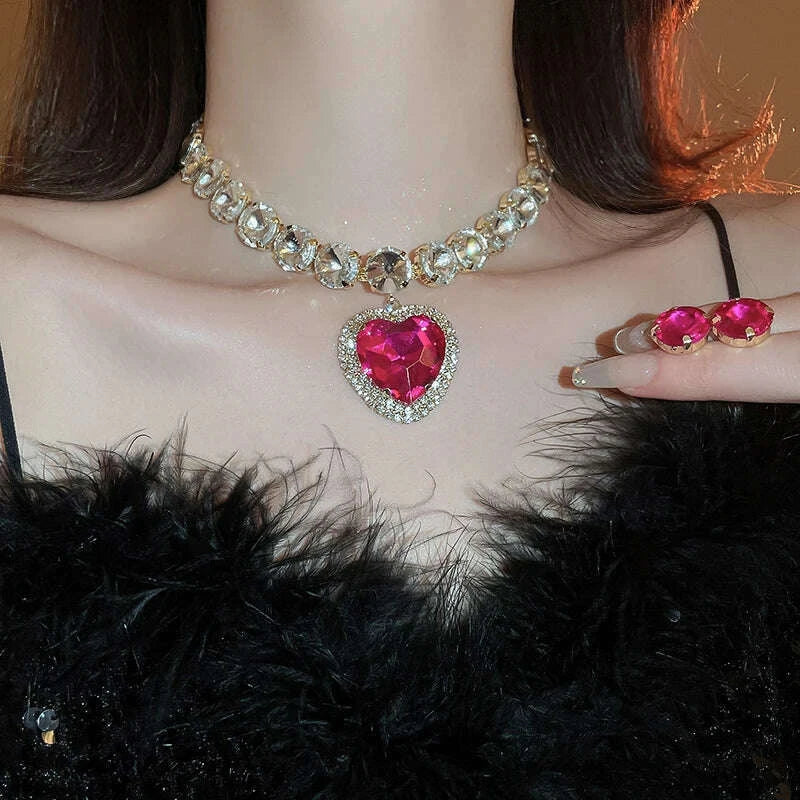romantic-heart-pendant-necklace-earrings-set-luxury-rhinestone-necklace-stud-earrings-jewelry-sets-for-party-wedding-bridal-kimlud-kimlud-33912751
