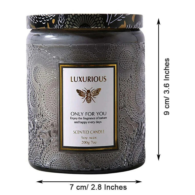KIMLUD, 7 OZ Jar Scented Candle, Natural Soy Candle, Serenity Aromatic Candles, Home Decorative Scented Candles Gift for Friends, KIMLUD Womens Clothes