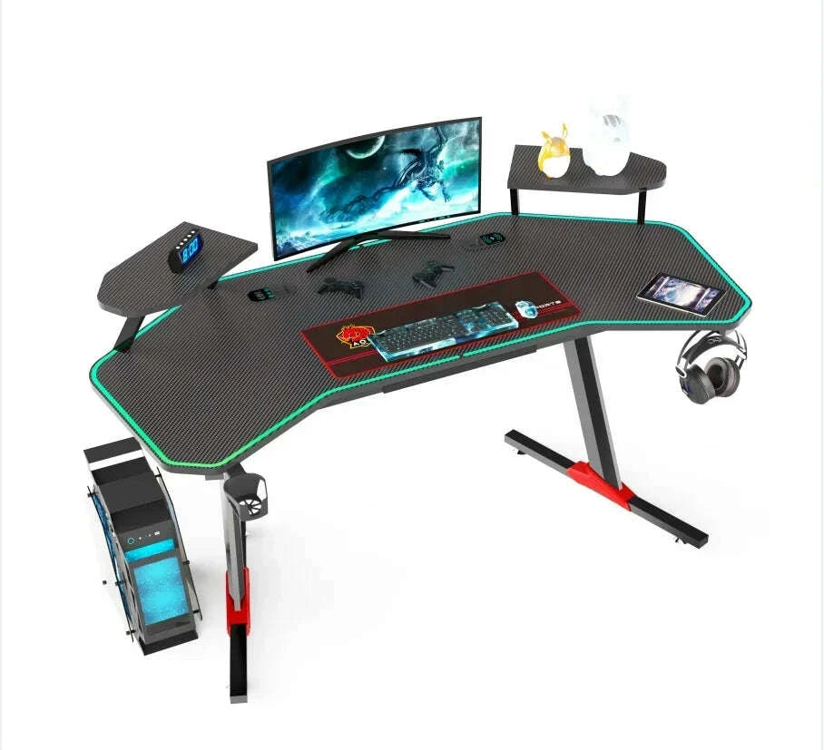 a-new-arrival-160cm-carbon-fiber-large-desktop-gaming-desk-with-headphone-hook-and-cup-holder-black-big-gaming-tablekimludkimlud-35572274