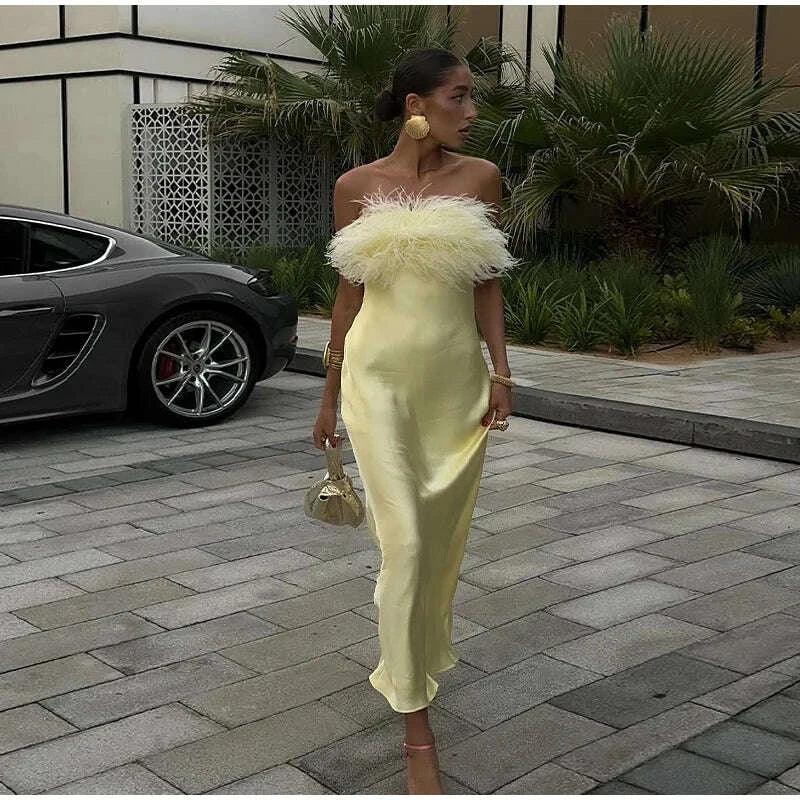 womens-feather-strapless-dress-fashionable-sleeveless-backless-satin-high-waisted-dresses-2026-party-banquet-womens-gownkimludkimlud-35569247