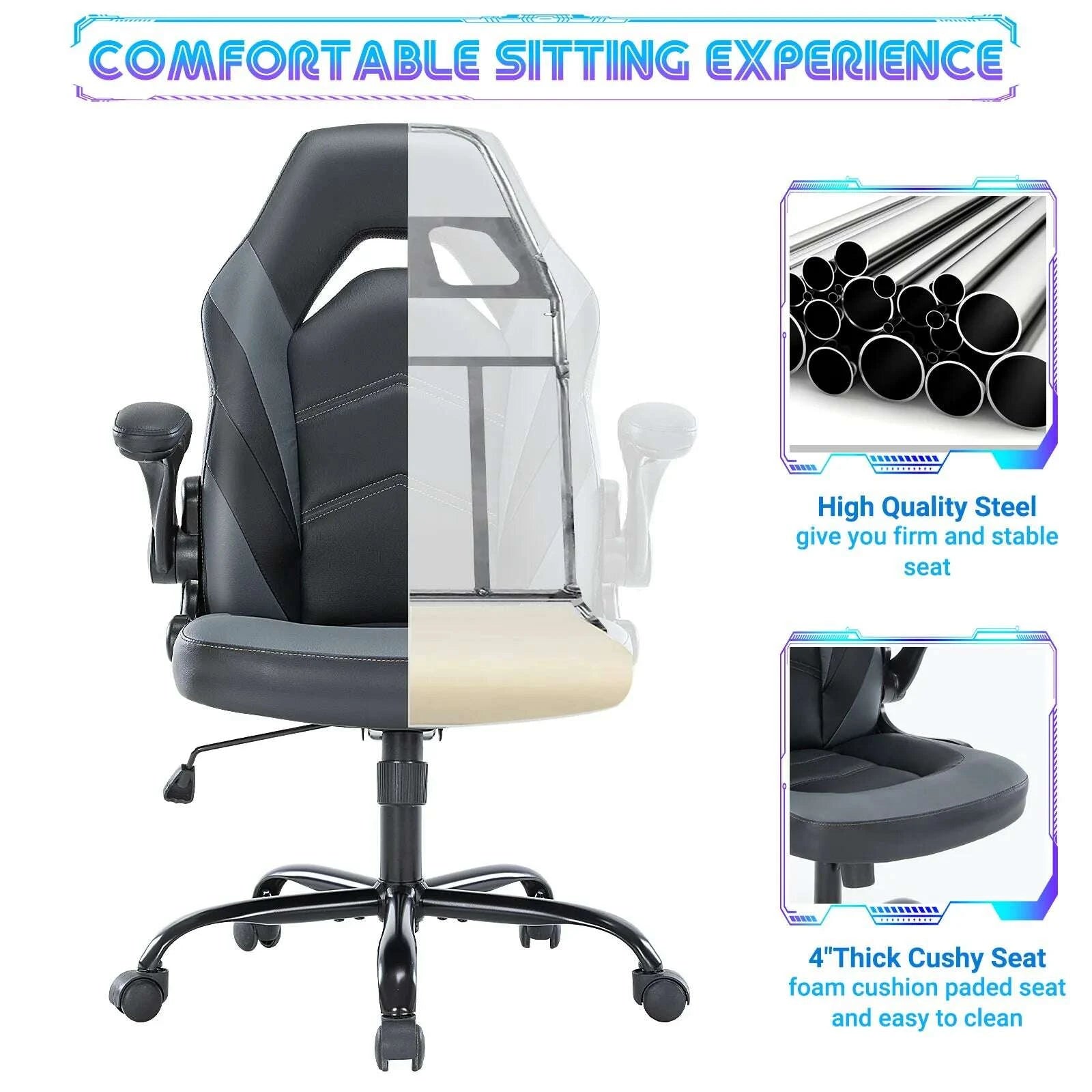jhk-ergonomic-office-computer-home-gaming-desk-chair-adjustable-pu-leather-racing-chair-flip-up-armrest-for-christmas-furniturekimludkimlud-35573705