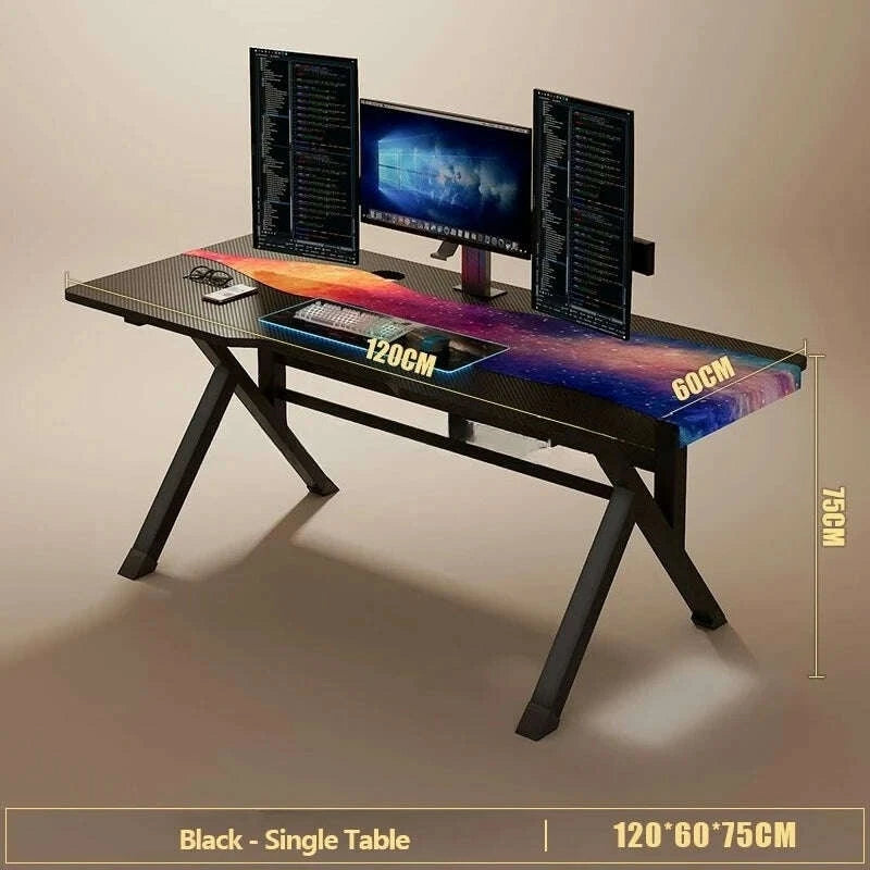 premium-carbon-fiber-ergonomic-gaming-desk-sturdy-k-type-steel-feet-home-room-desk-gamer-table-high-quality-stable-office-tablekimludkimlud-35573162