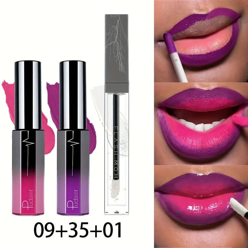 3pcs-long-lasting-matte-lip-gloss-and-lip-oil-set---waterproof-non-stick-cup-velvet-finish-valentines-day-giftskimlud-womens-fashion-34604573