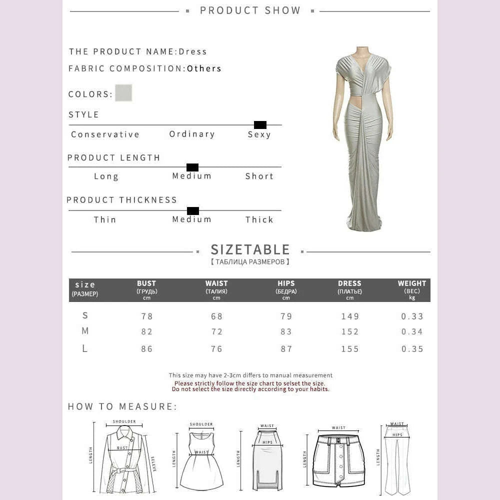 KIMLUD, Elegant Ruched Bodycon Dress - Asymmetric Collar Long Evening Dress, KIMLUD Womens Clothes