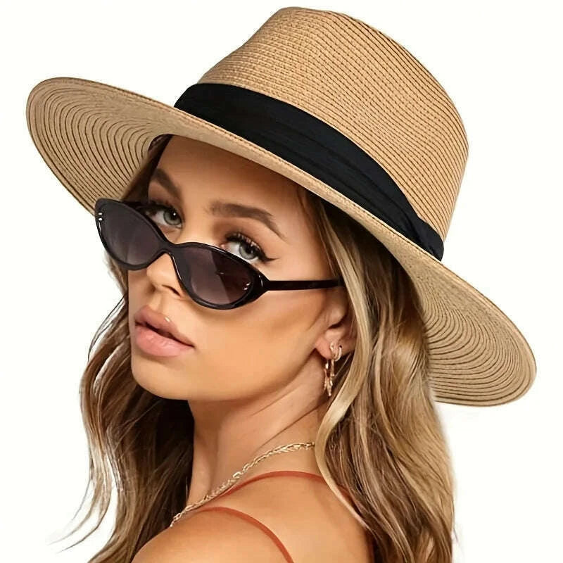fashion-men-straw-hat-for-women-summer-trendy-beach-sun-hats-solid-color-fedoras-ribbon-casual-cowboy-jazz-cap-gangster-cap-malekimlud-womens-fashion-34601396