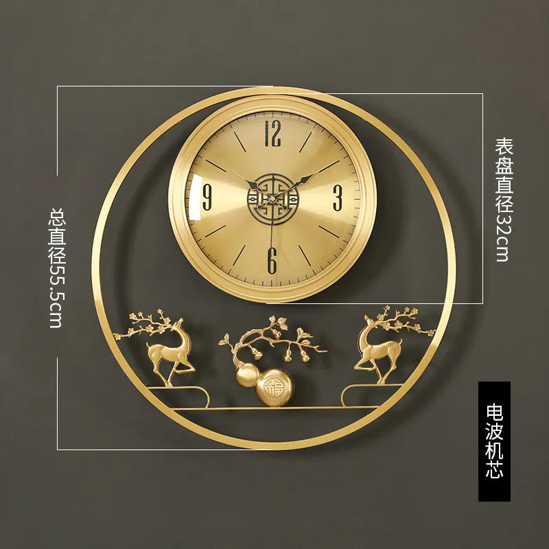 Big Size Living Room Wall Watch Design Aesthetic Luxury Digital Silent Clock Wall Creative Fashion Reloj De Pared Home Decor