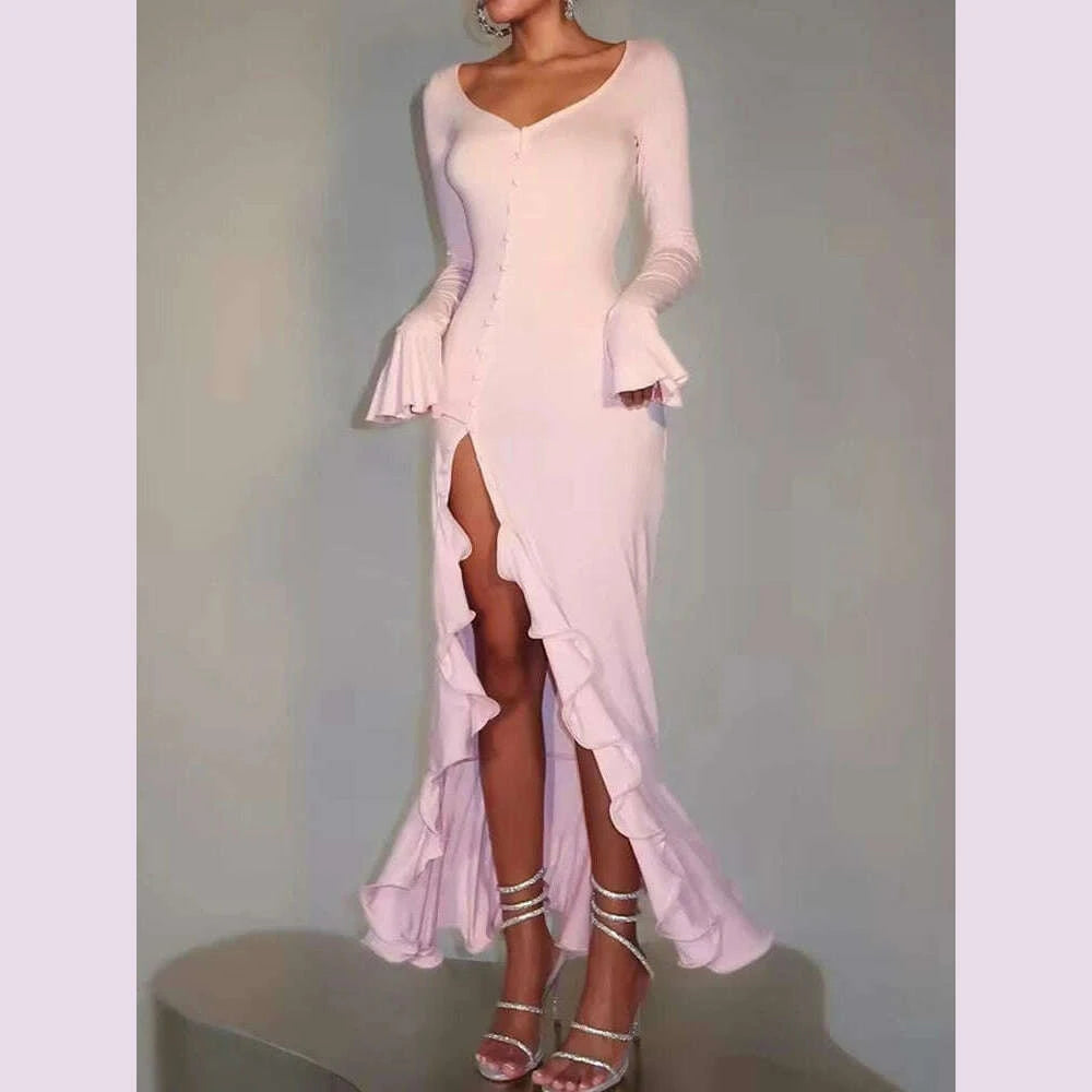 mozision-flare-long-sleeve-ruffle-sexy-maxi-dress-women-autumn-pink-v-neck-single-breasted-high-waist-club-long-dresses-femalekimlud-womens-fashion-34600201