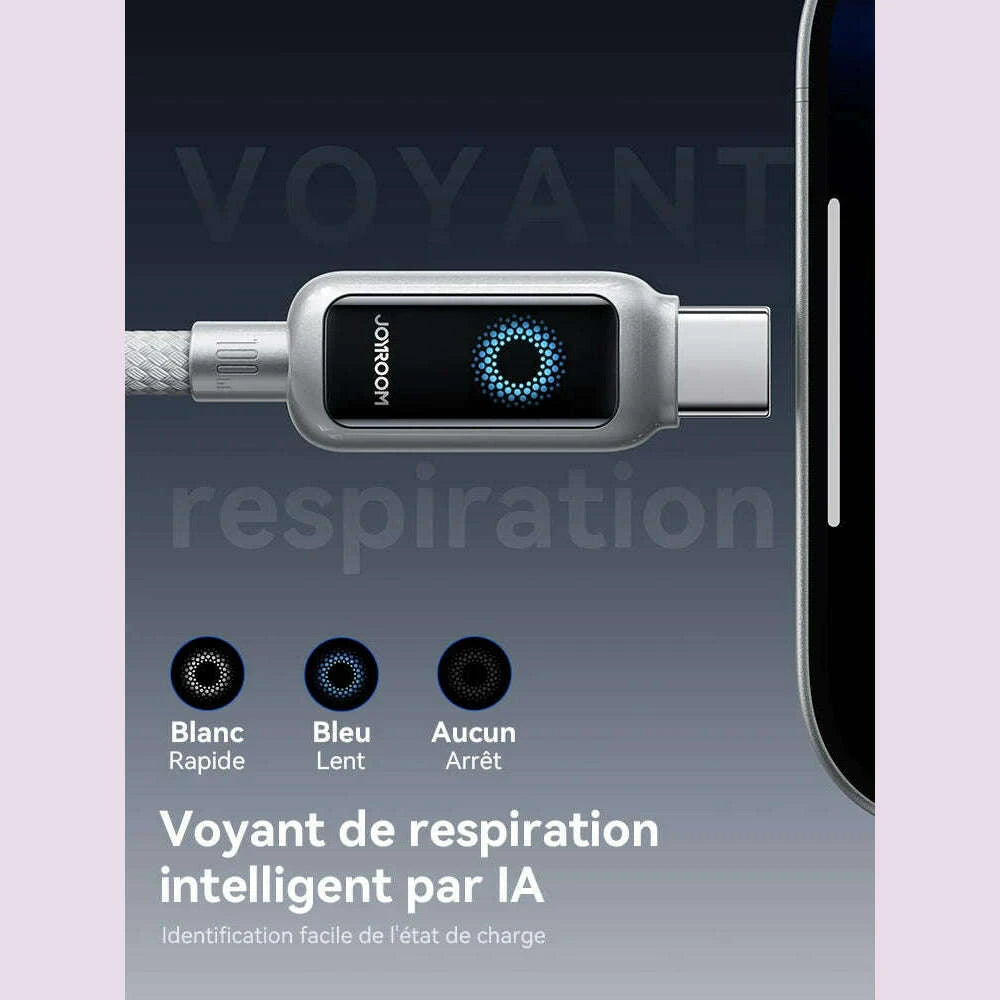 joyroom-100w-usb-c-cable-automatic-power-off-fast-charge-type-c-cable-for-iphone-16-15-pro-max-xiaomi-sumsang-huaweikimlud-womens-fashion-34616410