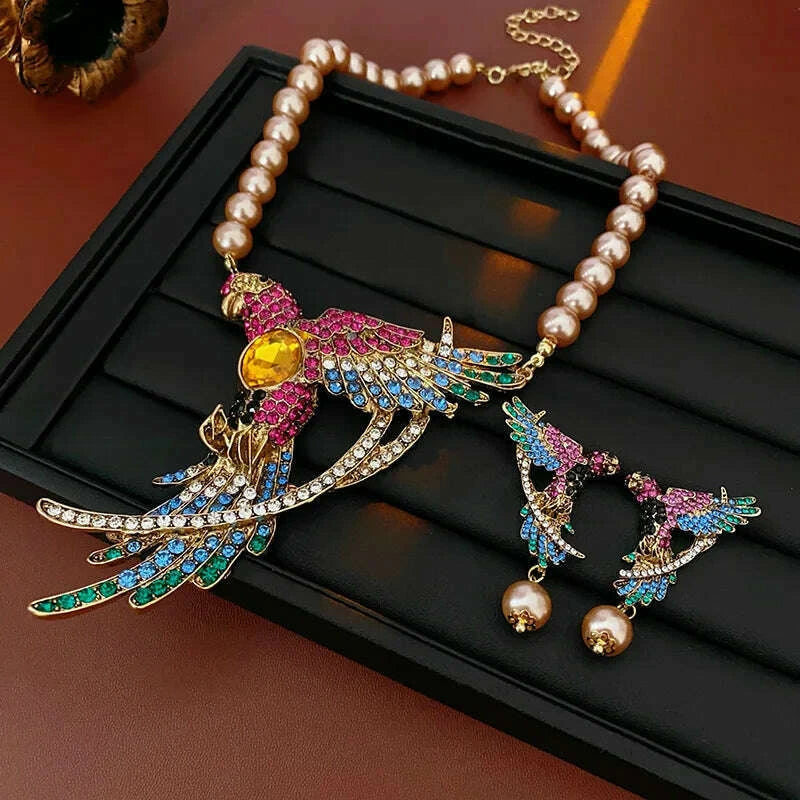 3-pcs-colorful-birds-retro-necklace-earrings-sets-vintage-style-light-luxury-wedding-jewelry-christmas-gifts-wholesale-kimlud-kimlud-33915067