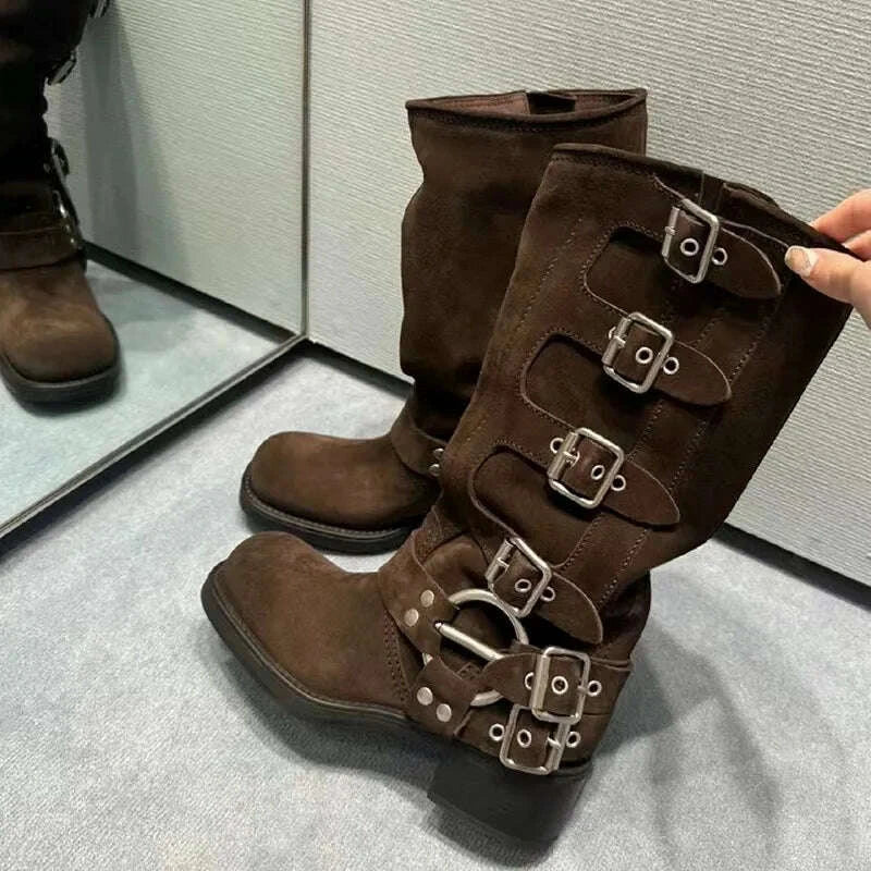 kimlud-punk-woman-clasp-buckle-brown-suede-knee-boots-side-metal-buckles-motorcycle-boots-women-square-toe-lady-ridding-boots-kimlud-womens-clothes-35042942