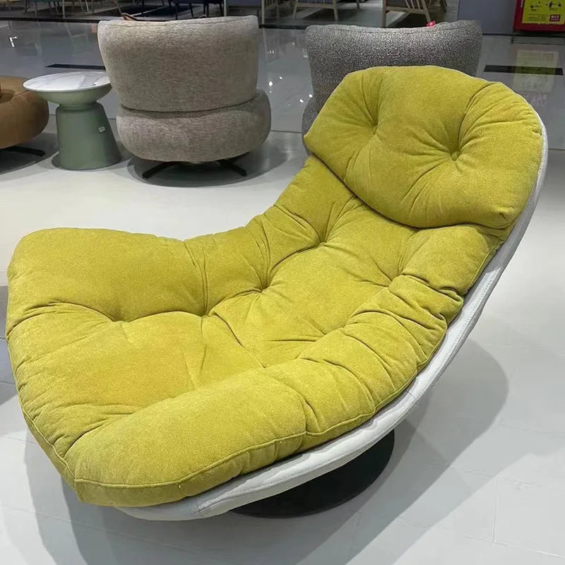KIMLUD, Minimalist Luxury Sofa Lounge Chair Italian Living Room Balcony Single Seat Leisure Study Reading Chair Swivel Chair Lazy Sofa, KIMLUD Womens Clothes