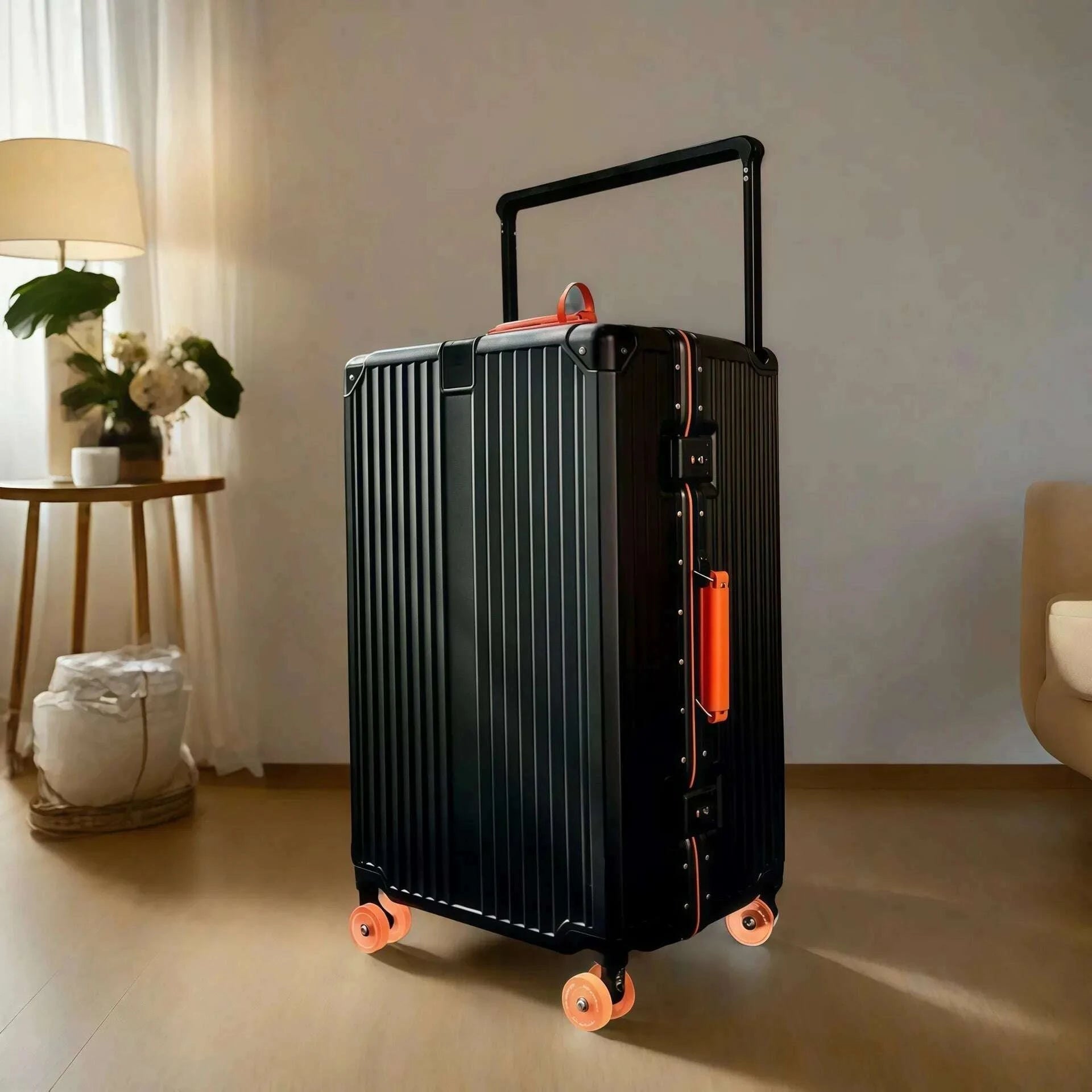 wide-handlebar-travel-balance-trolley-suitcase-with-colorful-silent-wheels-tsa-lock-rolling-luggage-large-capacity-pc-materialkimlud-womens-fashion-34613661