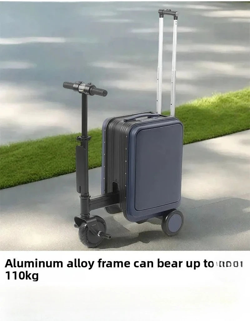 Nylon Suitcases Carry-On 20-Inch Trolley — Black | KIMLUD