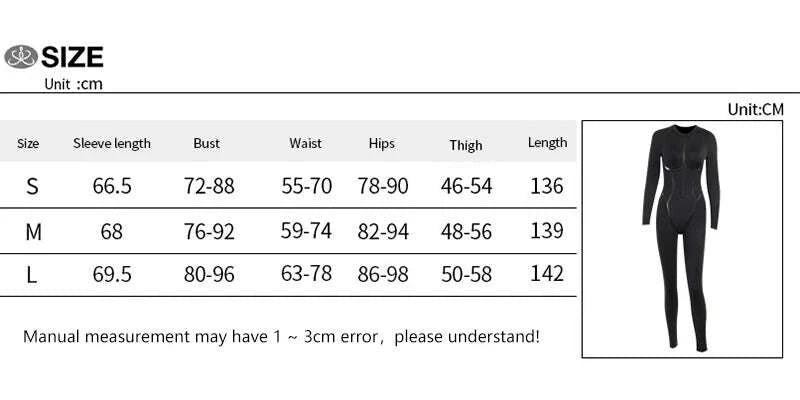 KIMLUD, OMSJ Sporty Body Shaping Full Sleeve One Piece Out Going Fashion Jumpsuits Panelled Round Collar Zip Slim Women's Casual Rompers, KIMLUD Womens Clothes