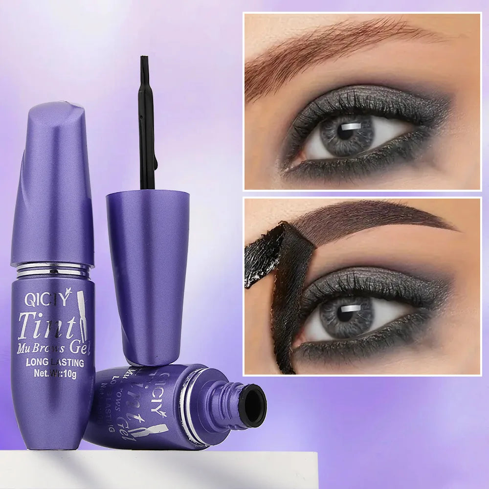 Cream-Gel Eyebrow Gel Tattoo-Effect Smudge-Proof — Purple | KIMLUD