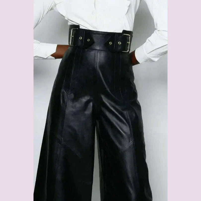 cmyaya-women-fashion-faux-leather-high-waist-wide-leg-loose-pants-sashes-zipper-2025-spring-party-casual-street-pu-trouserskimlud-womens-fashion-34619309