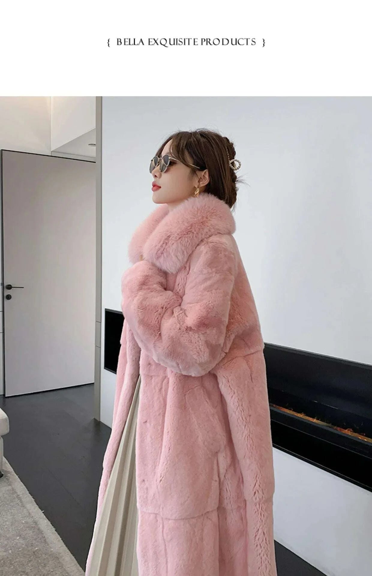 KIMLUD, 5XL Oversized Autumn Winter Faux Fur Coat Women Loose Long Plush Jackets Thick Warm OverCoat Female Large Fur Collar Parka 2023, KIMLUD Womens Clothes