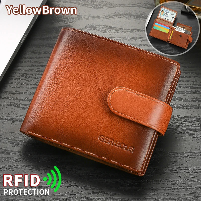 Wallet – RFID Protection – Genuine Leather – Compact | KIMLUD