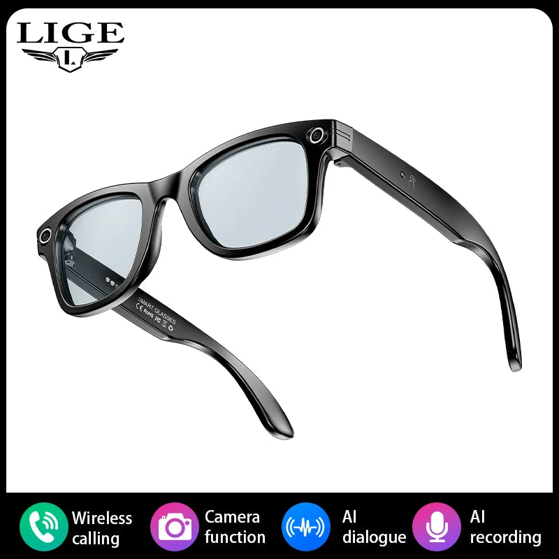 2025 New AI Intelligent Interactive Smart Sunglasses Photography Video Translation Smart Glasses For Google Glasses IOS Andirod