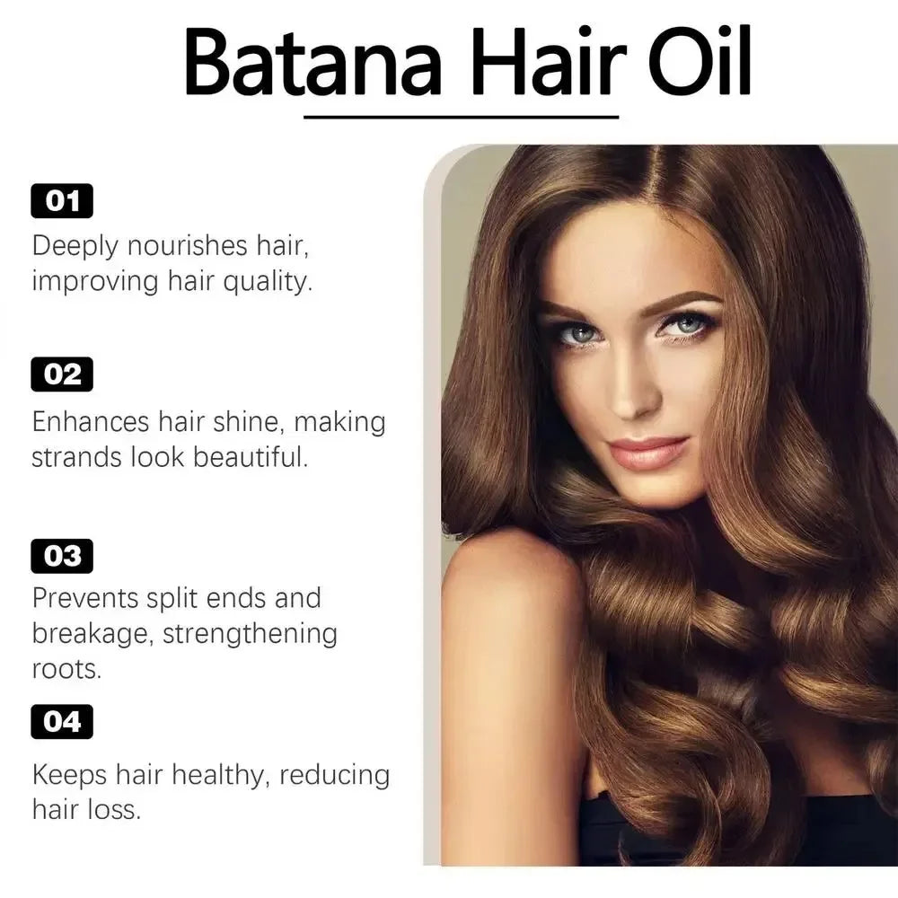 Raw Batana Oil Hair Growth Oil — Golden Amber | KIMLUD