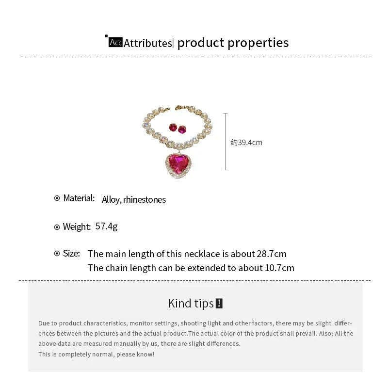 2-pcs-rhinestone-heart-pendant-necklace-set-exaggerated-geometric-earring-light-luxury-temperament-fashion-womens-jewelry-sets-kimlud-kimlud-33912762