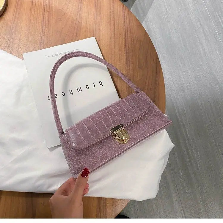 Luxury Design Crossbody Bags for Women 2026 New Fashion Brand Women's Underarm Shoulder Bag Solid Color Ladies Handbag and Purse