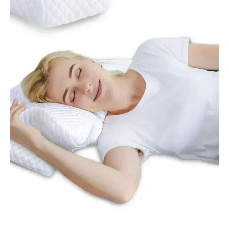 1pc-memory-foam-cervical-pillow-fast-rebound-memory-sleeping-pillows-2in1-ergonomic-orthopedic-pillow-for-neck-pain-neck-pillowkimlud-womens-fashion-34604329