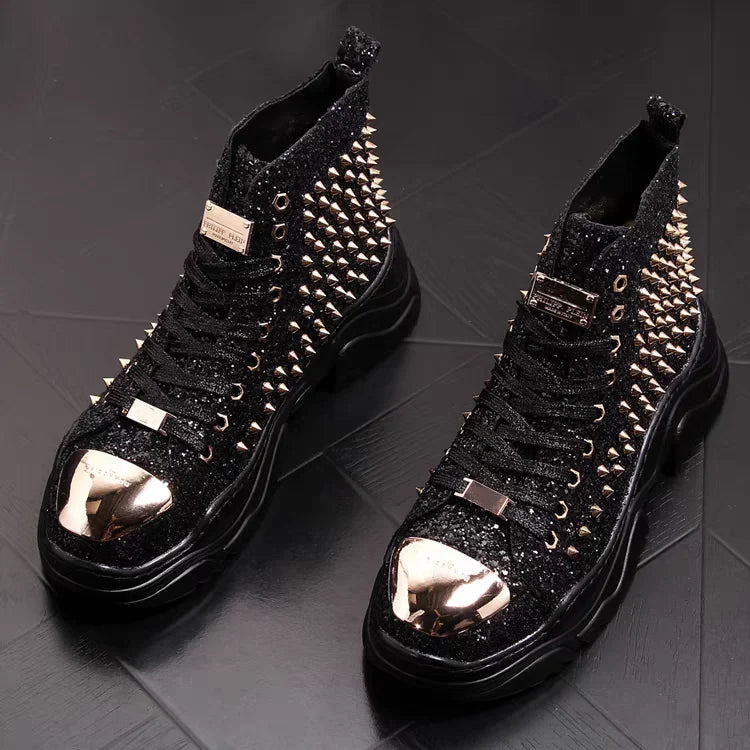 Boots – Rivet Detail – Mid Calf – PU Insole | KIMLUD