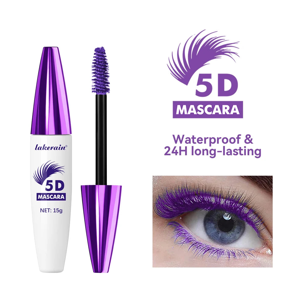 5d Mascara for All Eye Lash Mascara Waterproof Lengthening and Volume Cosmetics Makeup Woman Eyelash Black Brown Effect Extended