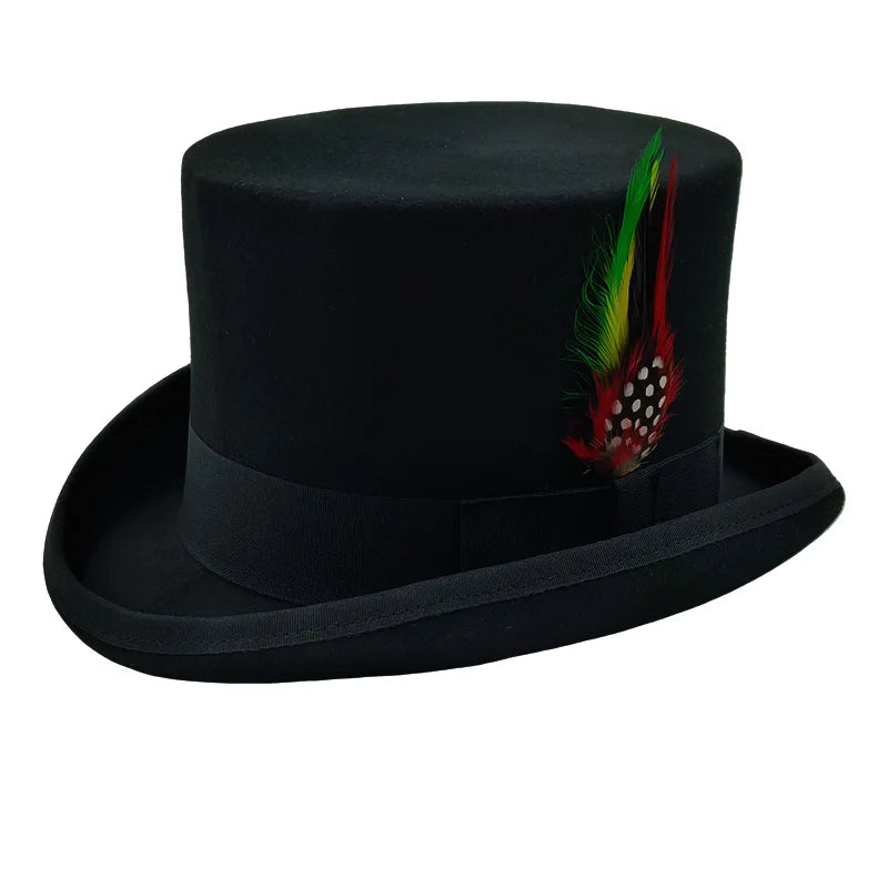 Top Hat - Magician Presidential High Hat - Wool | KIMLUD