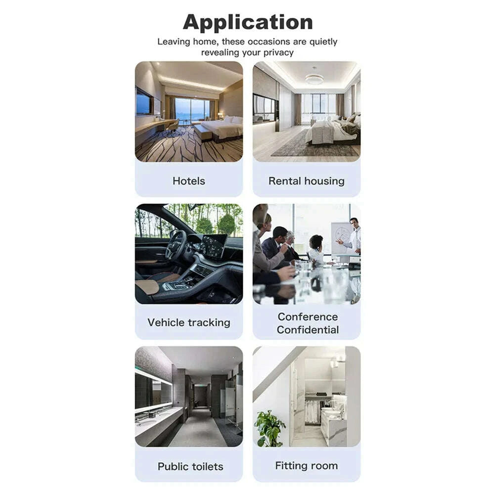 KIMLUD, T15 Wireless Camera Detectors 5 Levels Adjustable Sensitivity Camera Detectors Electronic Sweeper GPS Tracker Camera Monitor, KIMLUD Womens Clothes