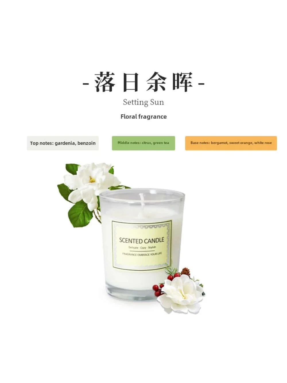 KIMLUD, Candle Fragrance Atmosphere Companion Gift Hotel Clubhouse Smoke free Aromatherapy Candles, KIMLUD Womens Clothes