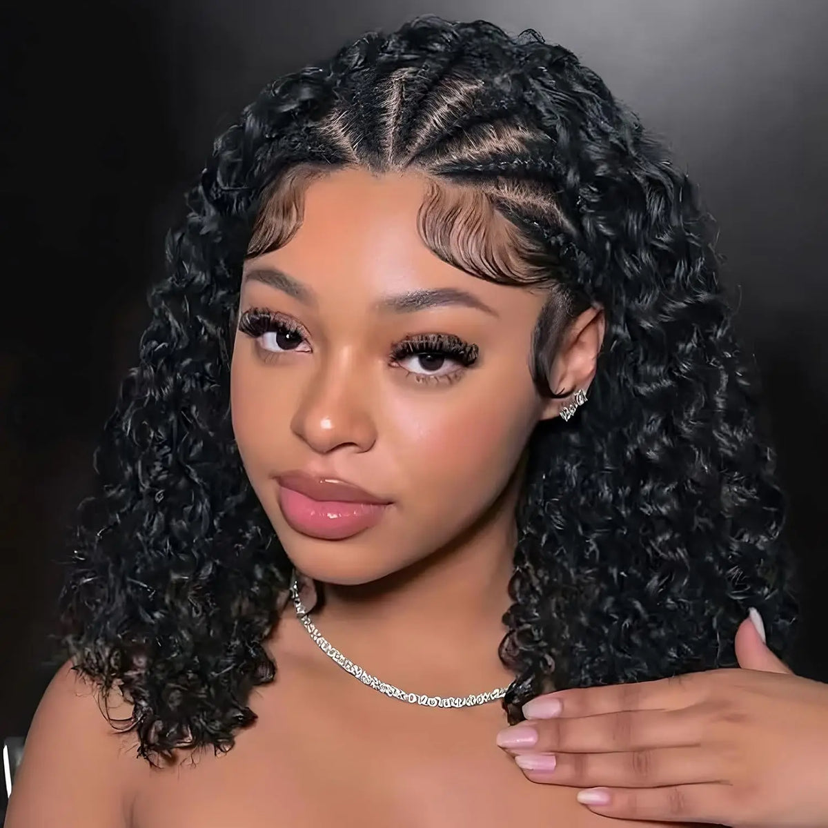 Full Lace Wig – Knotless Deep Curly – Brazilian Remy Hair | KIMLUD