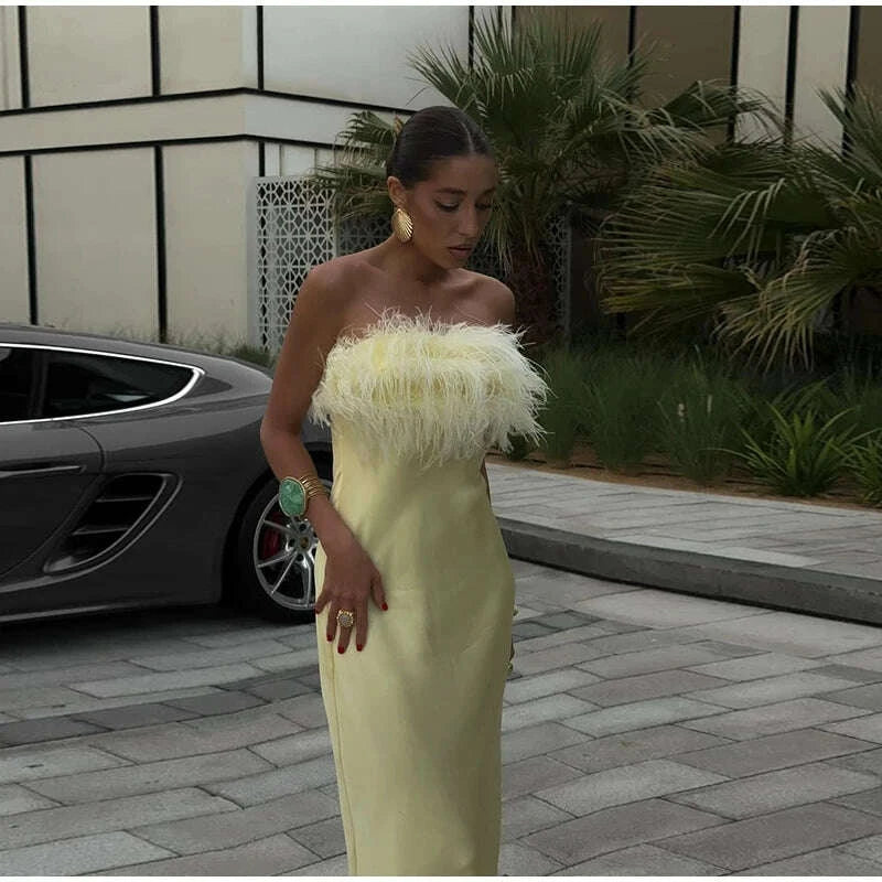 womens-feather-strapless-dress-fashionable-sleeveless-backless-satin-high-waisted-dresses-2026-party-banquet-womens-gownkimludkimlud-35569249