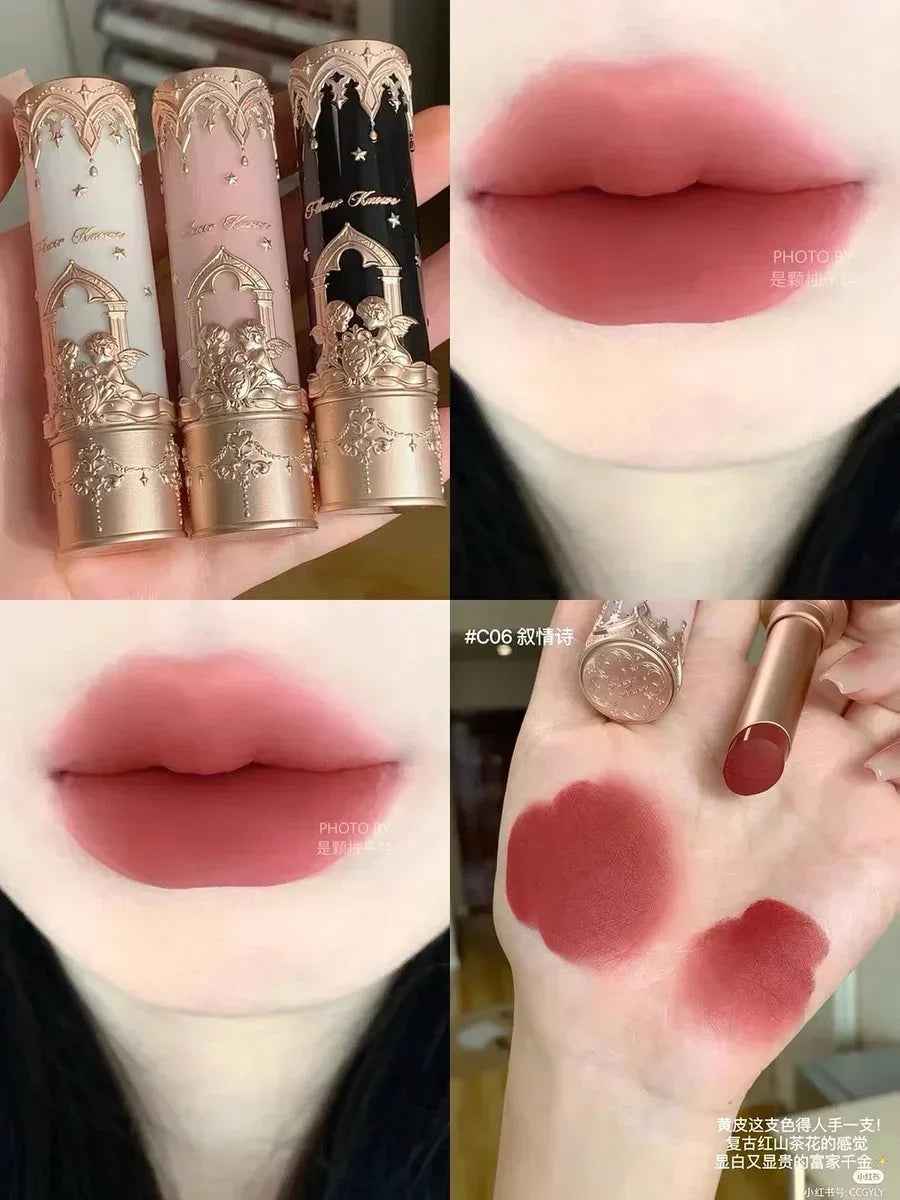 Velvet Matte Lip Mud Stick Hydrating Formula — Blush Pink | KIMLUD