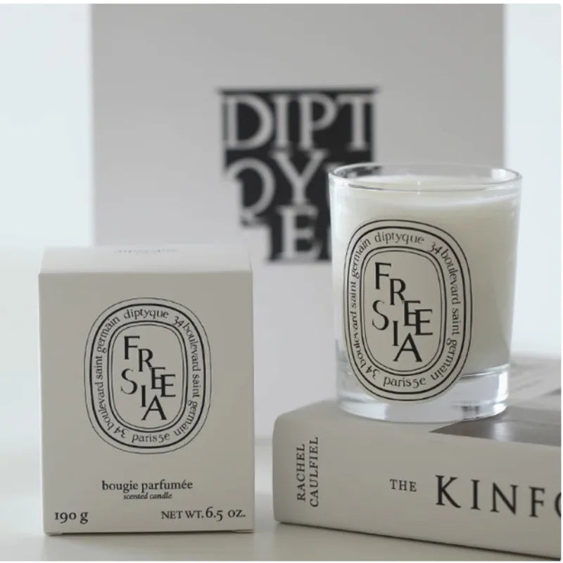 Transparent Glass Scented Candle Romantic Glow — Clear | KIMLUD