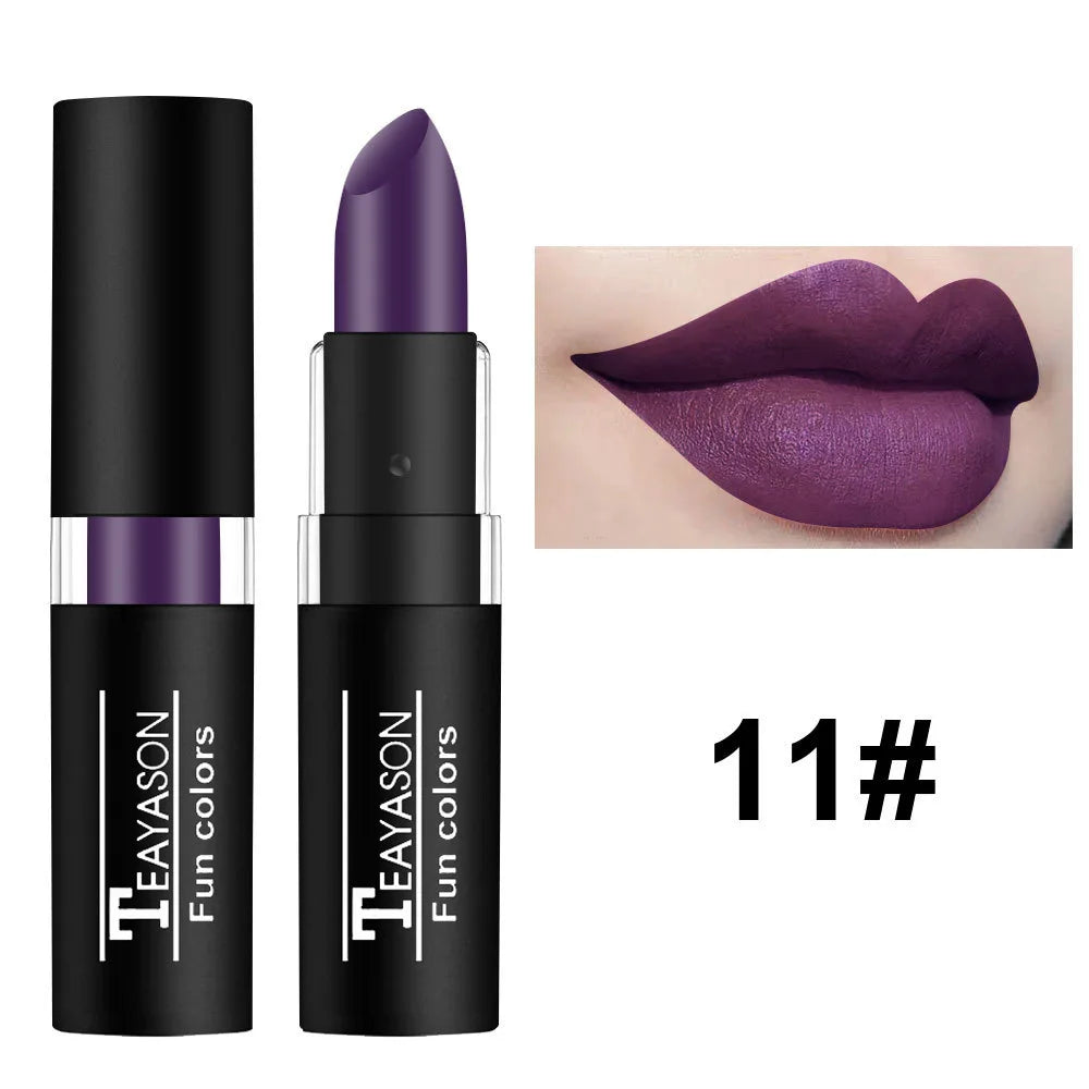 Matte Lipstick Waterproof — Deep Wine Red | KIMLUD