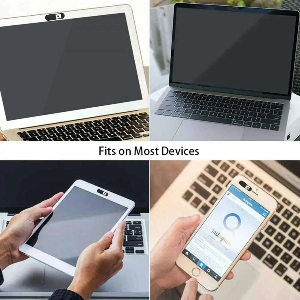 KIMLUD, Ultra Thin Slider Shutter Camera Sticker Privacy Security Camera Cover Webcam Cover For Laptop for Phone Tablet Computer iPad, KIMLUD Womens Clothes