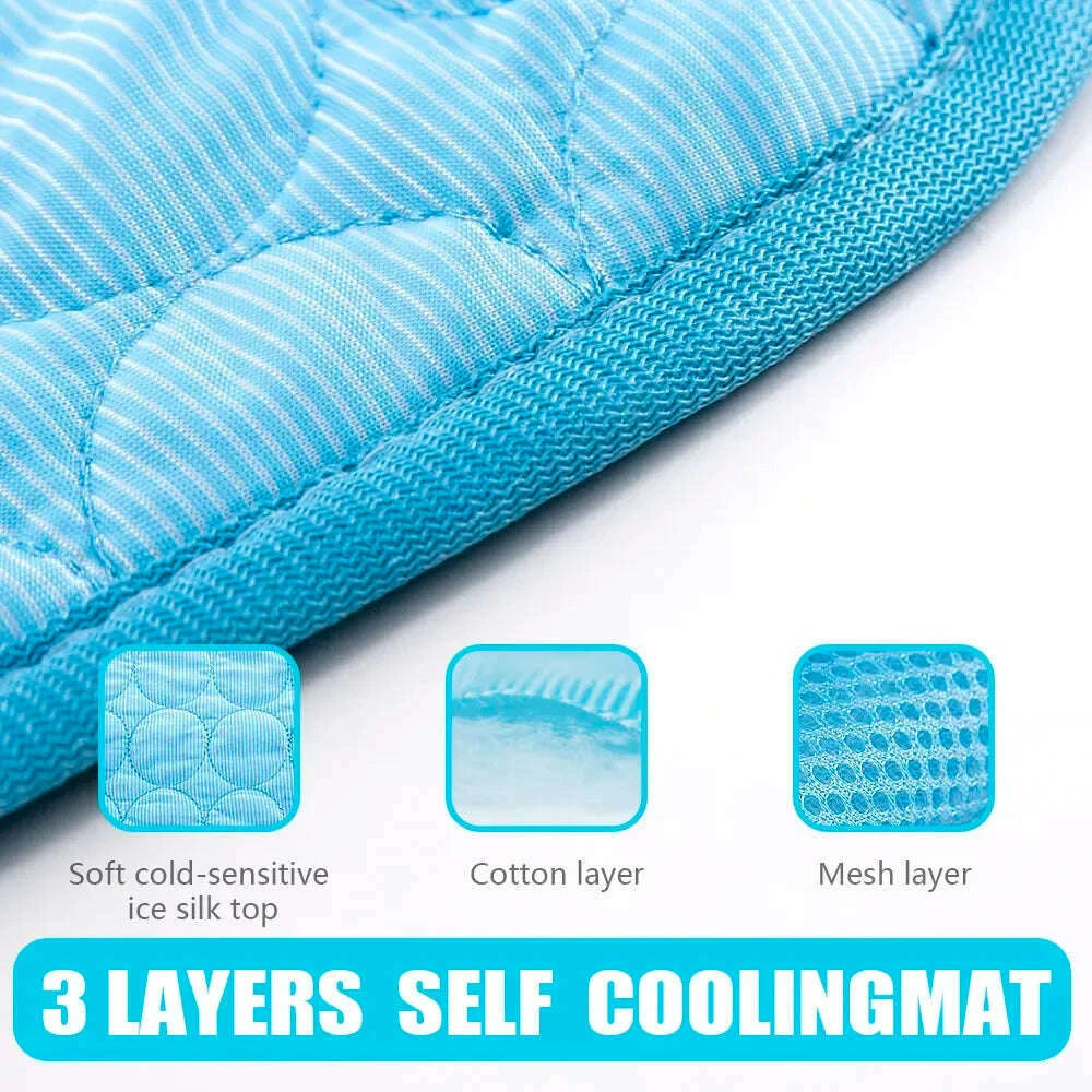 nonor-dog-cooling-mat-summer-pet-bed-for-dogs-cats-kennel-pad-breathable-pet-self-cooling-blanket-dog-car-seat-bedkimlud-womens-fashion-34603238