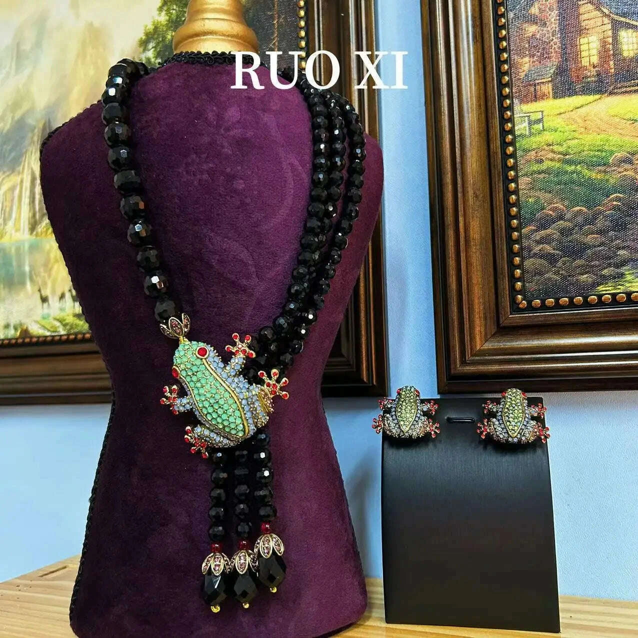 vintage-european-and-american-style-vintage-bohemian-tassel-animal-frog-set-autumn-and-winter-necklace-earrings-kimlud-kimlud-33912727