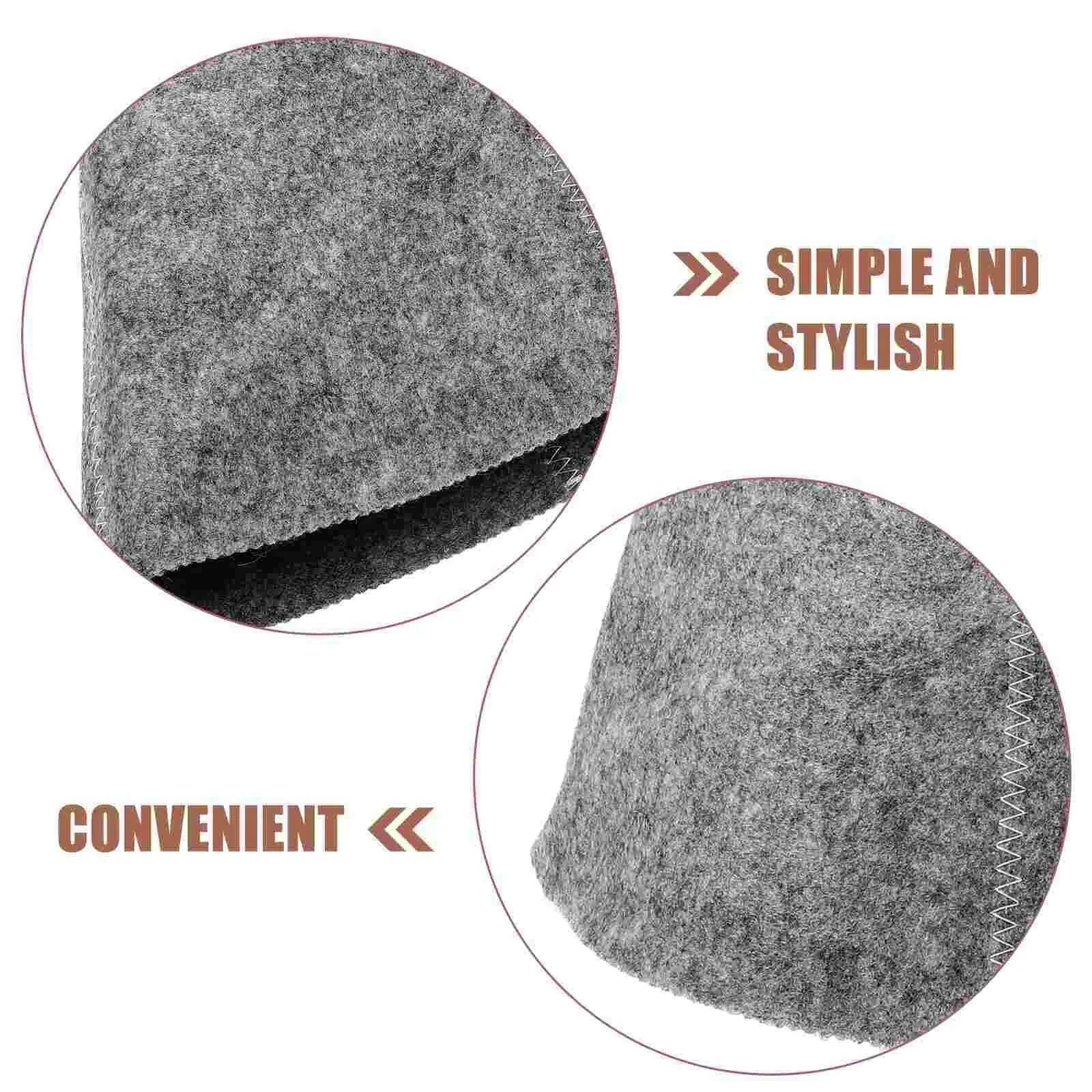 1-set-of-sauna-hat-and-pad-set-supple-felt-bathing-hat-kit-thickened-felt-sauna-hat-setkimlud-womens-fashion-34618609