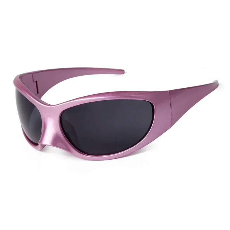 Plastic Oversized Frame Sunglasses — Black | KIMLUD