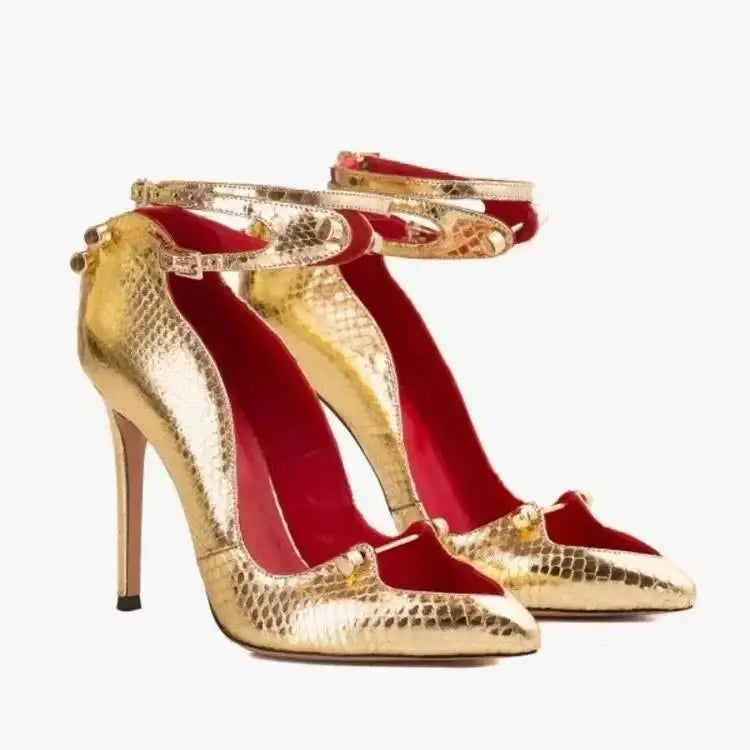 Crystal Embellished Patent Leather Pumps Crystal Trim — Black | KIMLUD